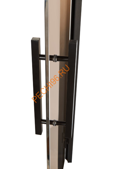 Дверь стеклянная Grandis GS 9х21-B-H-Bl коробка алюминий Diamond Black