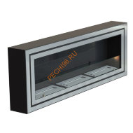 Биокамин WF250 III стемалит Арома, стекло тонированное, двойная рамка нержавейка