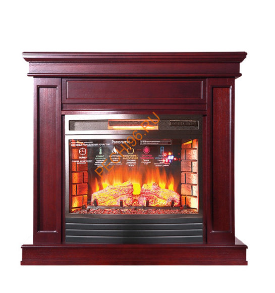 Электрокамин InterFlame Стаффорд с очагом Panoramic 25 LED FX QZ
