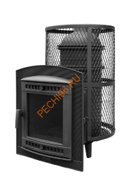 Печь банная Атмосфера L сетка нержавеющая сталь