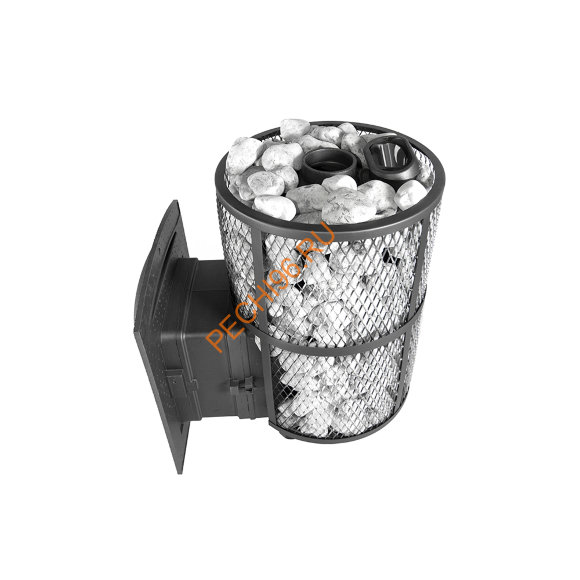 Печь банная Атмосфера L сетка нержавеющая сталь