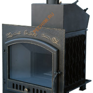 Печь банная Сибирь-премиум 40 (700х700), ТК 300 мм, ЗК