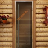 Дверь стеклянная DoorWood «Престиж» FLASH ROYAL, 800х2000мм, бронза