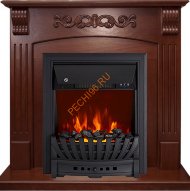 Электрокамин Royal Flame Sorrento угловой орех с очагом Aspen Электрокамин Royal Flame Sorrento угловой орех с очагом Aspen
