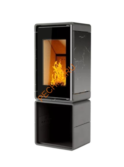 Печь-камин АСТОВ КУБ ПК 4581, камень, дровник