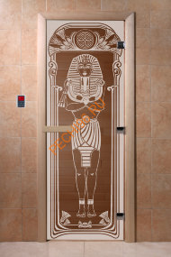 Дверь стеклянная DoorWood «Египет бронза», 2000х800 мм Дверь стеклянная DoorWood «Египет бронза», 2000х800 мм