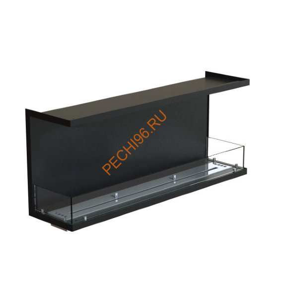 Биокамин фронтальный 1200х500х300 мм, стекло