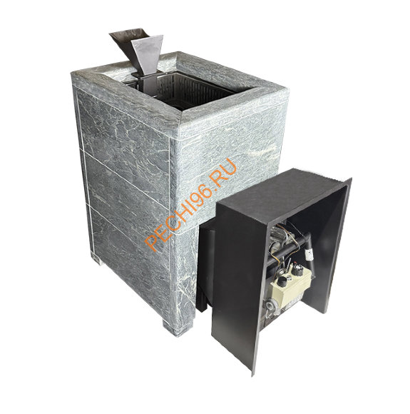 Чугунная банная печь BLACK STOVE Verona 18, ЗК, ГАЗ, Талькохлорит