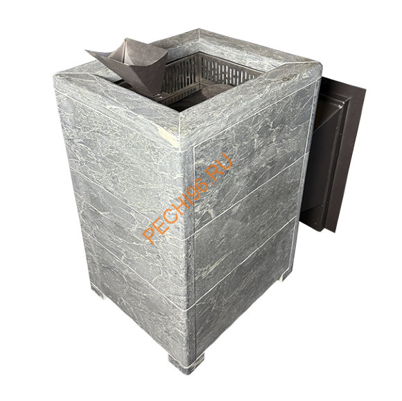 Чугунная банная печь BLACK STOVE Verona 18, ЗК, ГАЗ, Талькохлорит