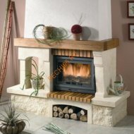 Дровяной камин CHAZELLES СS18 с топкой SOLO D70