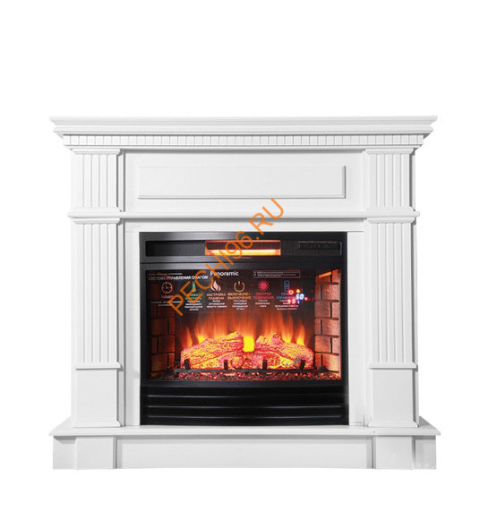 Электрокамин InterFlame Рим с очагом Panoramic 25 LED FX QZ