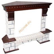 Портал Royal Flame Pierre Luxe угловой под классический очаг