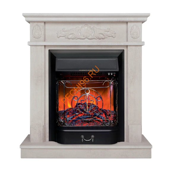 Электрокамин RealFlame Adelaida WT с очагом Majestic Lux BL RC