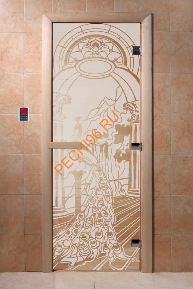 Дверь стеклянная DoorWood «Жар-птица сатин», 1700х700 мм Дверь стеклянная DoorWood «Жар-птица сатин», 1700х700 мм