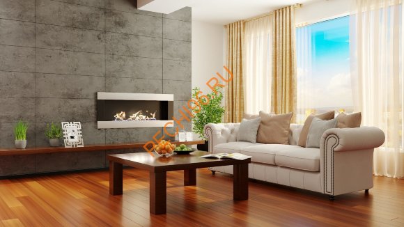 Биокамин Русский огонь Модерн 1200N настенный