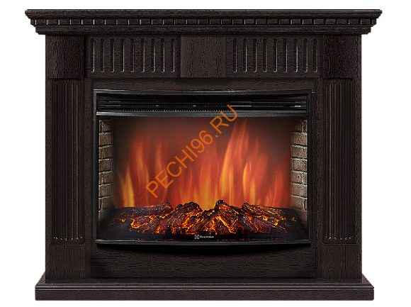 Электрокамин Electrolux EFP/P-3020LS с порталом Firelight Colonna 30, Венге