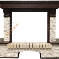 Портал Royal Flame Pierre Luxe мелкий сланец бежевый