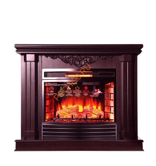 Электрокамин InterFlame Джениус с очагом Panoramic 25 LED FX QZ