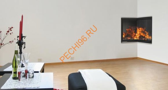 Каминная топка BeF Flat V4L, рамка черная