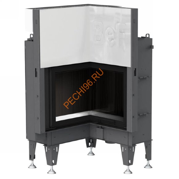 Каминная топка BeF Flat V4L, рамка черная