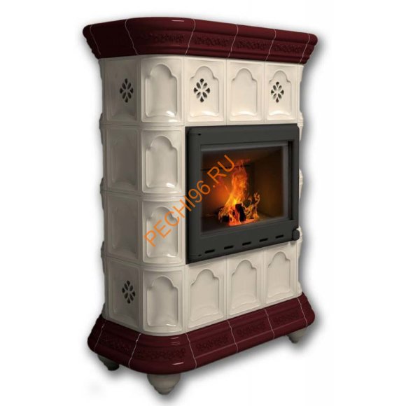 Печь-камин КимрПечь Истра центральный Вишня