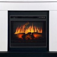 Электрокамин Royal Flame Bergen 23 Белый с черным с очагом Vision 23 EF LED 3D FX