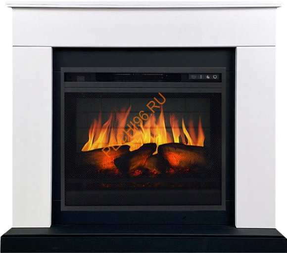 Электрокамин Royal Flame Bergen 23 Белый с черным с очагом Vision 23 EF LED 3D FX Электрокамин Royal Flame Bergen 23 Белый с черным с очагом Vision 23 EF LED 3D FX