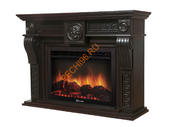 Электрокамин Electrolux Sphere Plus EFP/P-3320RLS с порталом Firelight Vittoriano 30, венге