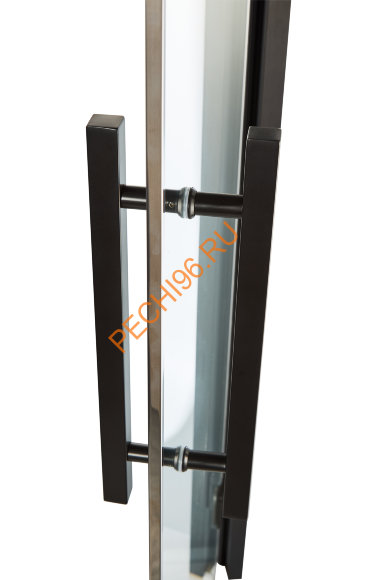 Дверь стеклянная Grandis GS 7х21-M1-H-Bl коробка алюминий Diamond Black