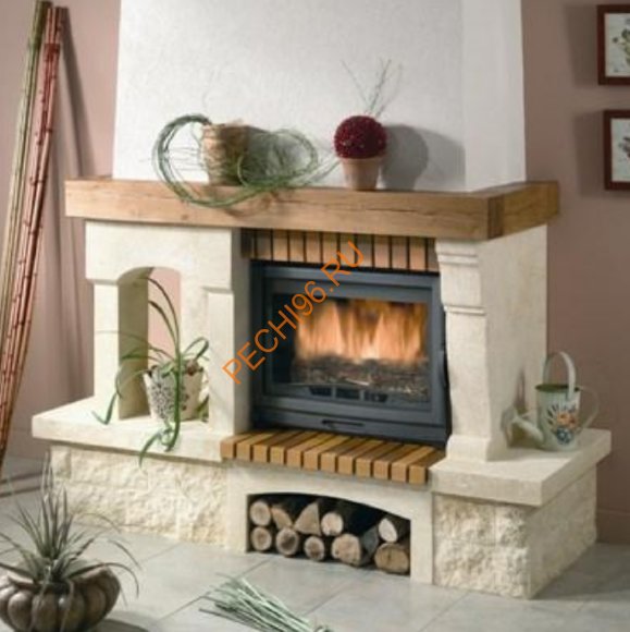 Дровяной камин CHAZELLES СS18 с топкой SOLO V70 Дровяной камин CHAZELLES СS18 с топкой SOLO V70