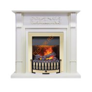 Электрокамин Dimplex Venice с очагом Danville Brass FB2 фактурный белый Электрокамин Dimplex Venice с очагом Danville Brass FB2 фактурный белый