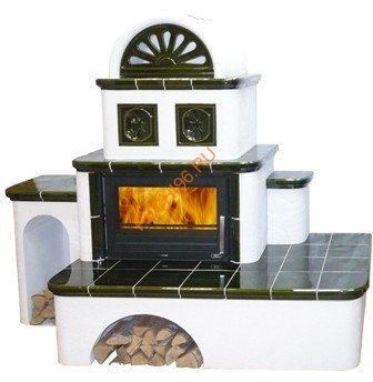 Печь-камин ABX Oxford стальная вставка