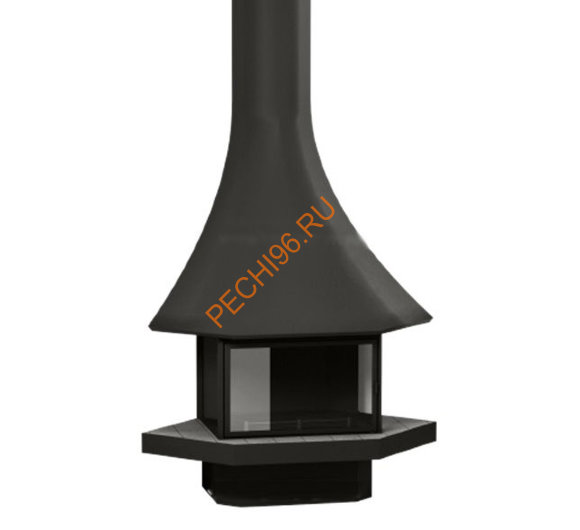 Камин Bordelet JULIETTA 985, угловой со стеклом Камин Bordelet JULIETTA 985, угловой со стеклом