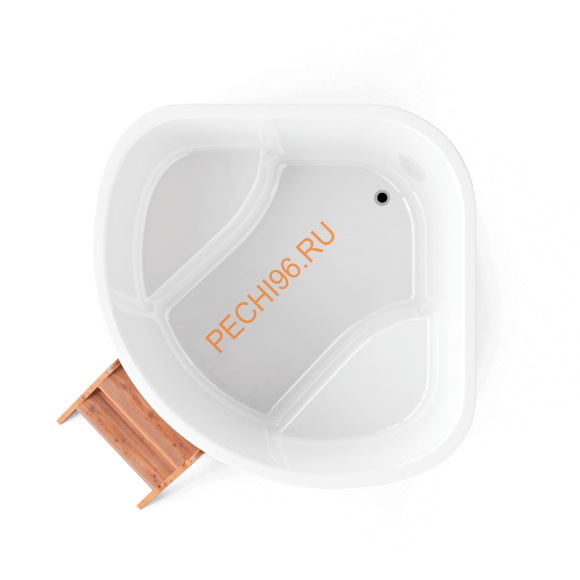 Купель композитная Polarspa CORNER 160 термобереза светлая