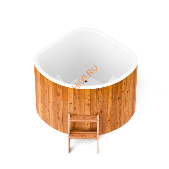 Купель композитная Polarspa CORNER 160 термобереза светлая