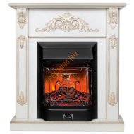 Электрокамин RealFlame Anita WT с очагом Majestic Lux BL Электрокамин RealFlame Anita WT с очагом Majestic Lux BL