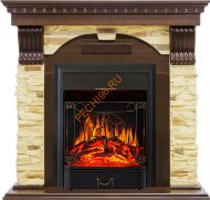 Электрокамин Royal Flame Dublin угловой Темный дуб/сланец с очагом Majestic FX Электрокамин Royal Flame Dublin угловой Темный дуб/сланец с очагом Majestic FX