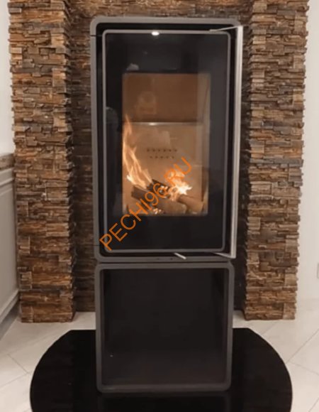 Печь-камин АСТОВ КУБ ПК 4581, дровник Печь-камин АСТОВ КУБ ПК 4581, дровник