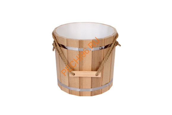 Запарник 16л пластиковая вставка, Ольха Запарник 16л пластиковая вставка, Ольха