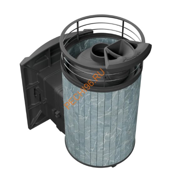 Печь банная Атмосфера L Талькохлорит ламель+сетка, с горелкой Печь банная Атмосфера L Талькохлорит ламель+сетка, с горелкой