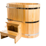 Купель НКЗ овальная из кедра d 100х170 см