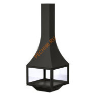 Камин Bordelet JULIETTA 985 Black Line, центральный подвесной Камин Bordelet JULIETTA 985 Black Line, центральный подвесной