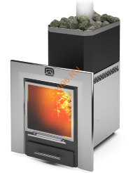 Печь банная Теплодар Русь 12 ЛНЗП Панорама Профи