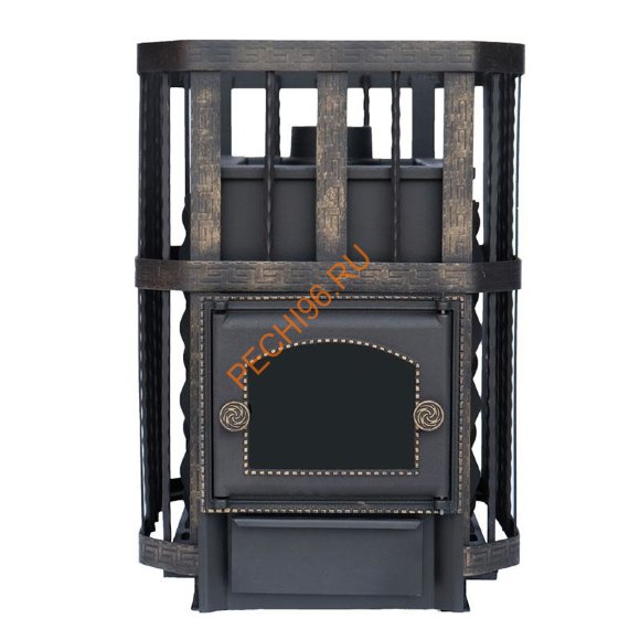 Печь банная Сибирь-премиум 25 сетка без выносной топки