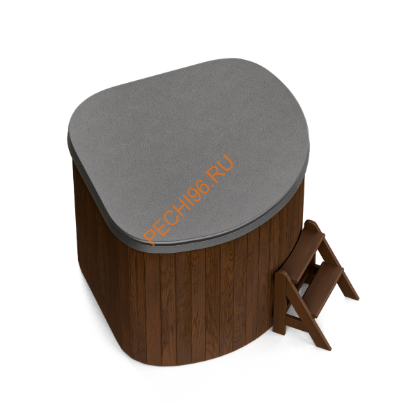 Купель композитная Polarspa CORNER 160 термососна темная