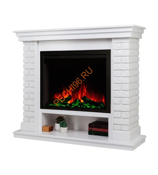 Электрокамин RealFlame BRIXTON 25,5 WT с очагом Saphir 25,5 Электрокамин RealFlame BRIXTON 25,5 WT с очагом Saphir 25,5