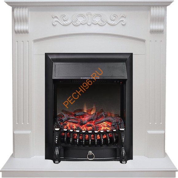 Электрокамин Royal Flame Sorrento угловой белый дуб с очагом Fobos FX