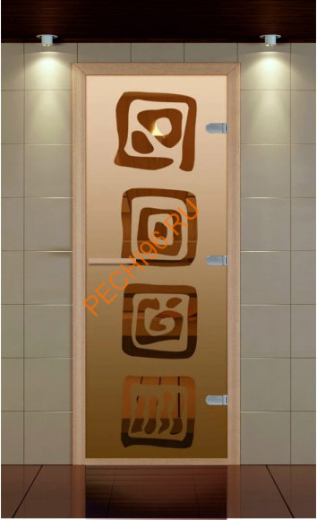 Дверь стеклянная ALDO NEW «Оазис» коробка бук с порогом Дверь стеклянная ALDO NEW «Оазис» коробка бук с порогом