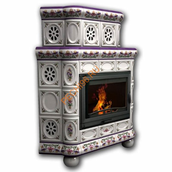 Печь-камин КимрПечь Медальон угловой двухъярусный Ирисы Печь-камин КимрПечь Медальон угловой двухъярусный Ирисы