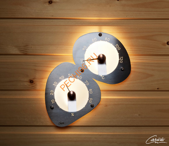 Cветильник Cariitti Термометр-гигрометр черный Cветильник Cariitti Термометр-гигрометр черный